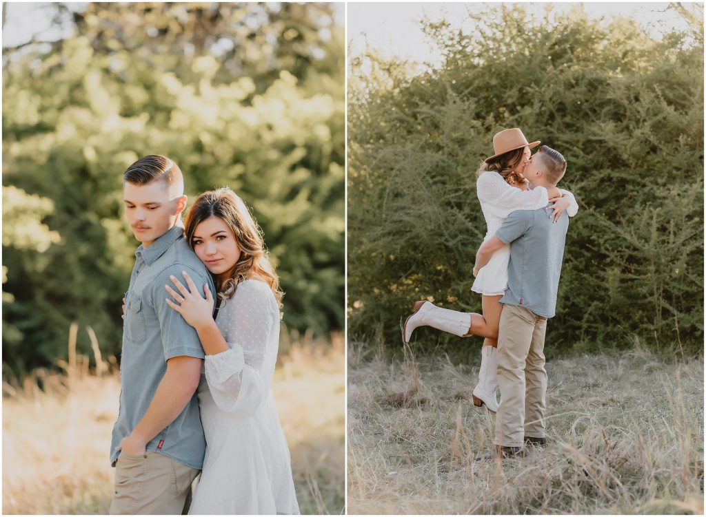 Spring White Rock Lake Engagement Photos by Dallas Wedding Photographer