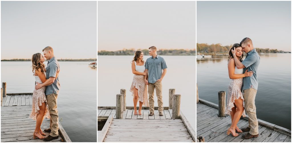 Spring White Rock Lake Engagement Photos by Dallas Wedding Photographer