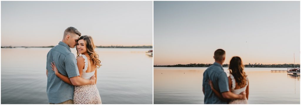 Spring White Rock Lake Engagement Photos by Dallas Wedding Photographer
