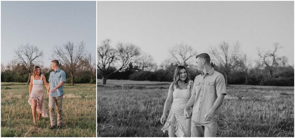 Spring White Rock Lake Engagement Photos by Dallas Wedding Photographer