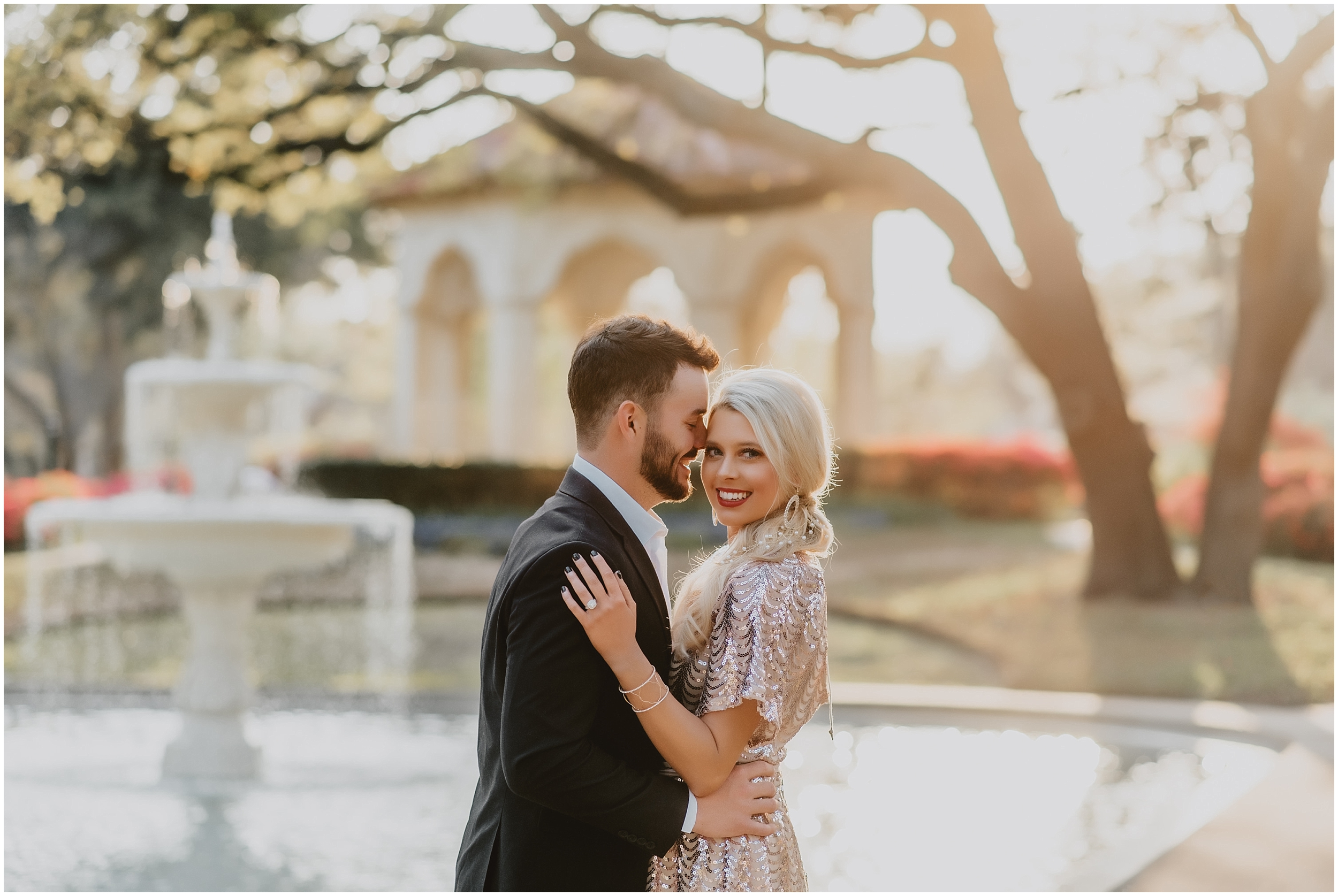 Spring Engagement Photos at Flippen Park by Dallas Wedding Photography