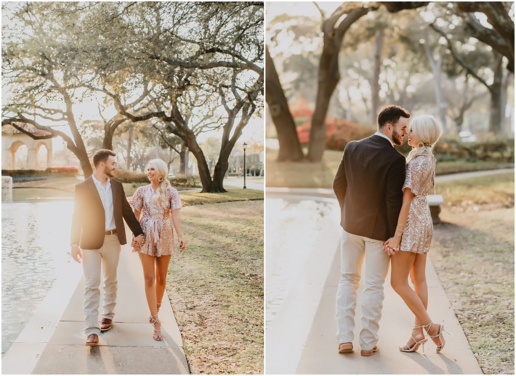 Spring Engagement Photos at Flippen Park by Dallas Wedding Photography