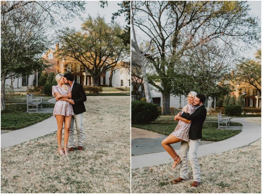 Spring Engagement Photos at Flippen Park by Dallas Wedding Photography