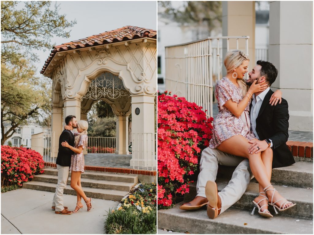 Spring Engagement Photos at Flippen Park by Dallas Wedding Photography