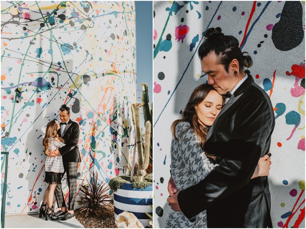 Downtown LA Engagement Photos by Los Angeles Wedding Photographer