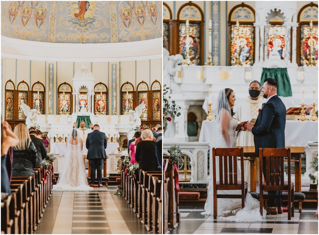 Romantic Winter Fort Worth Wedding at Ashton Depot by DFW Wedding Photographer