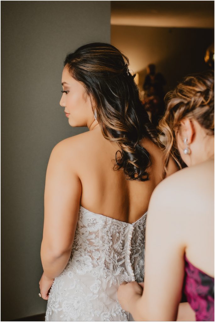 Romantic Winter Fort Worth Wedding at Ashton Depot by DFW Wedding Photographer