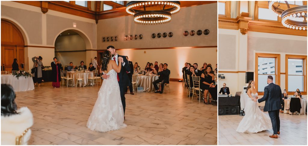 Romantic Winter Fort Worth Wedding at Ashton Depot by DFW Wedding Photographer