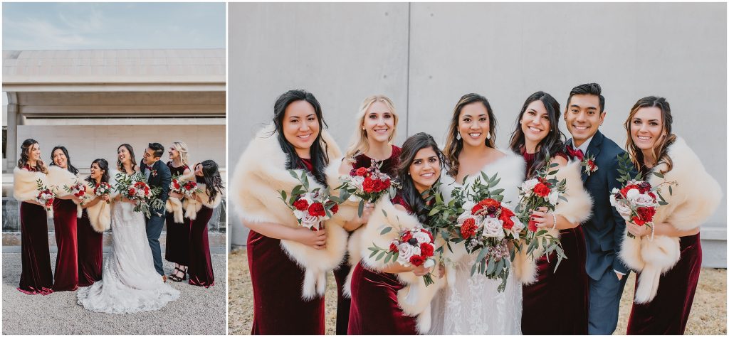Romantic Winter Fort Worth Wedding at Ashton Depot by DFW Wedding Photographer