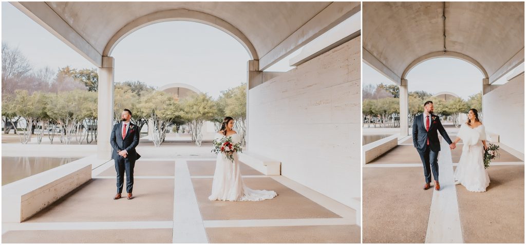 Romantic Winter Fort Worth Wedding at Ashton Depot by DFW Wedding Photographer