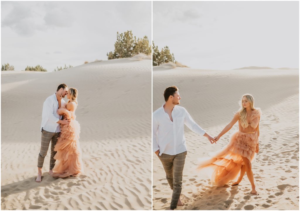 Little Sahara Utah Engagement Photos by Destination Wedding Photographer Kyrsten Ashlay Photography