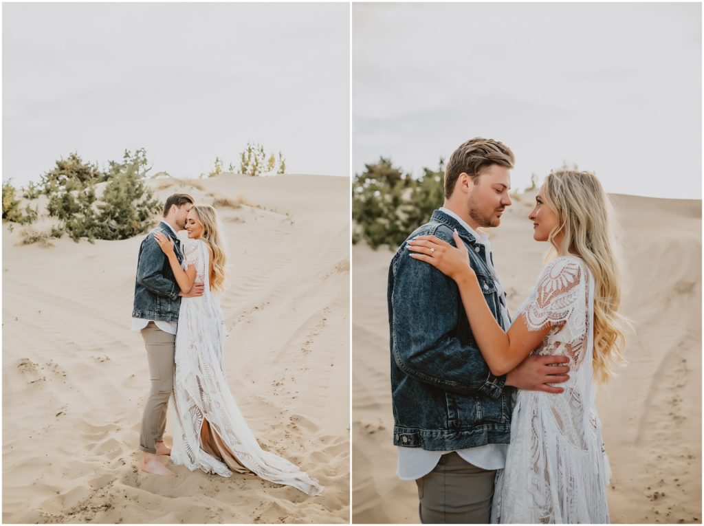 Little Sahara Utah Engagement Photos by Destination Wedding Photographer Kyrsten Ashlay Photography