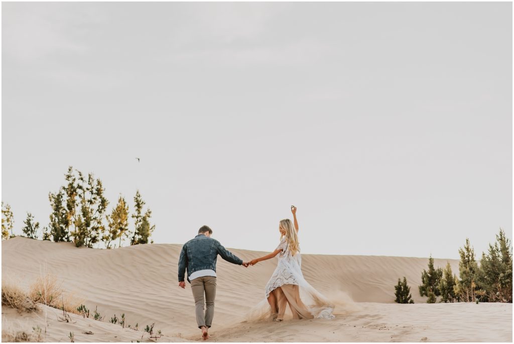 Little Sahara Utah Engagement Photos by Destination Wedding Photographer Kyrsten Ashlay Photography