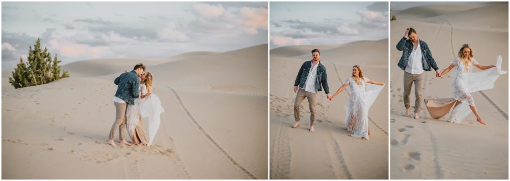 Little Sahara Utah Engagement Photos by Destination Wedding Photographer Kyrsten Ashlay Photography