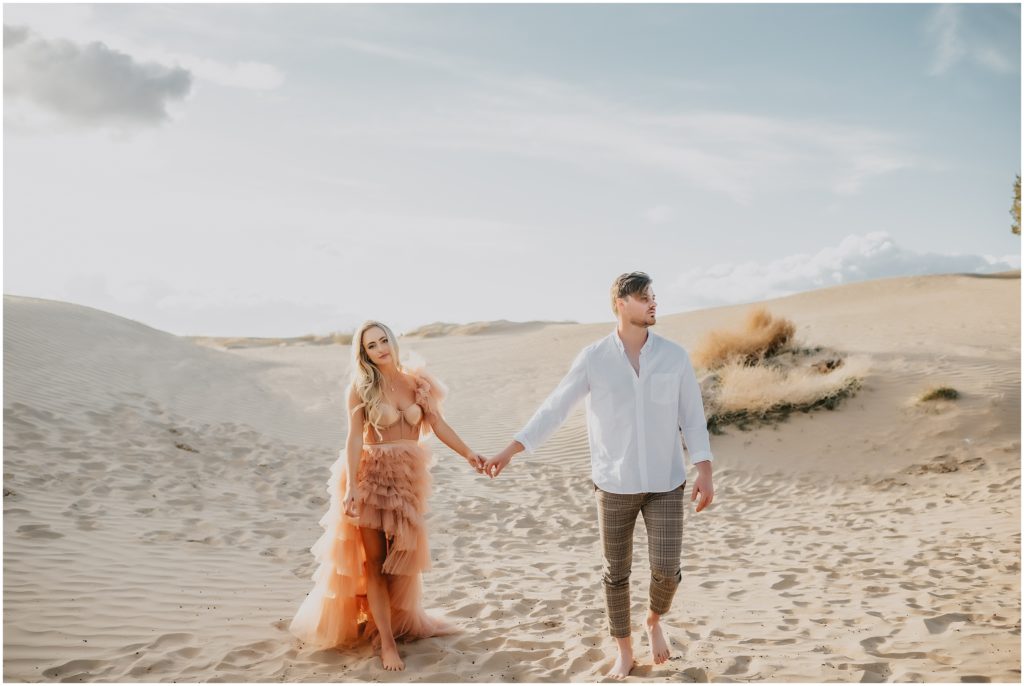 Little Sahara Utah Engagement Photos by Destination Wedding Photographer Kyrsten Ashlay Photography