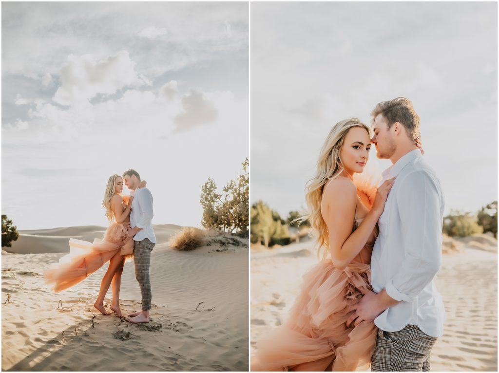 Little Sahara Utah Engagement Photos by Destination Wedding Photographer Kyrsten Ashlay Photography