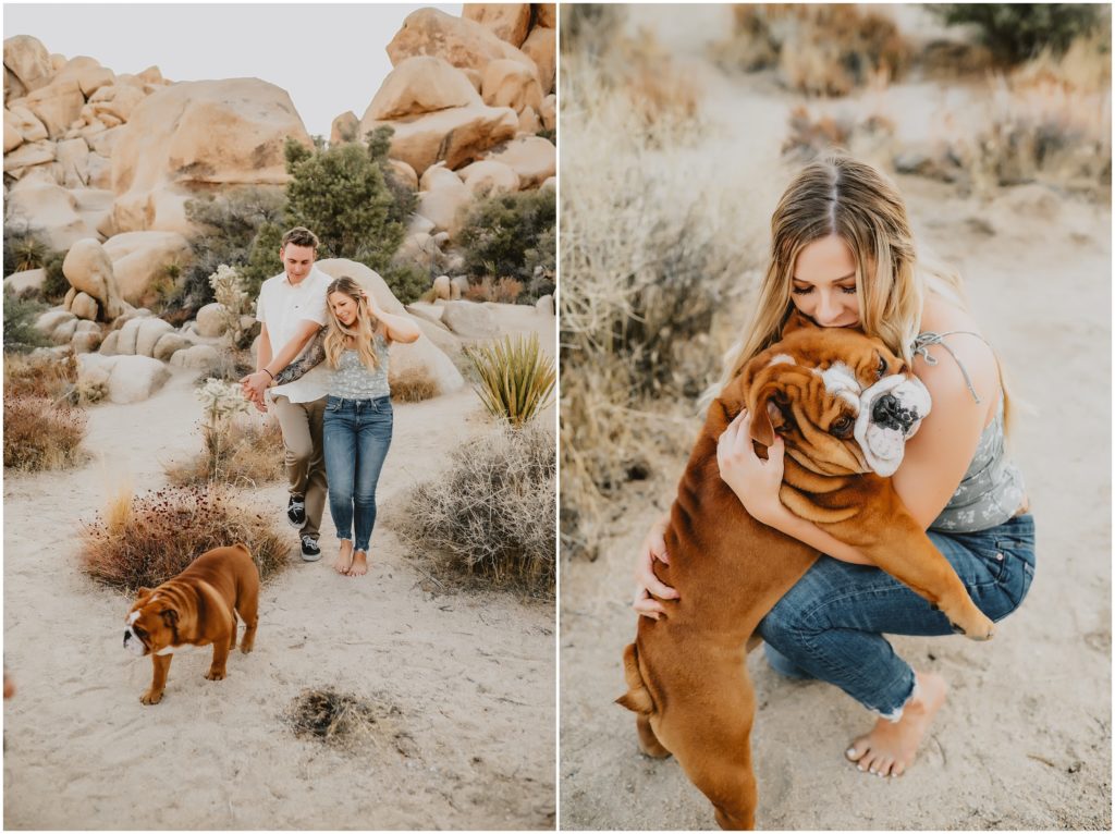 Playful Joshua Tree National Park Engagement Photos by California Wedidng Photographer Kyrsten Ashlay Photography