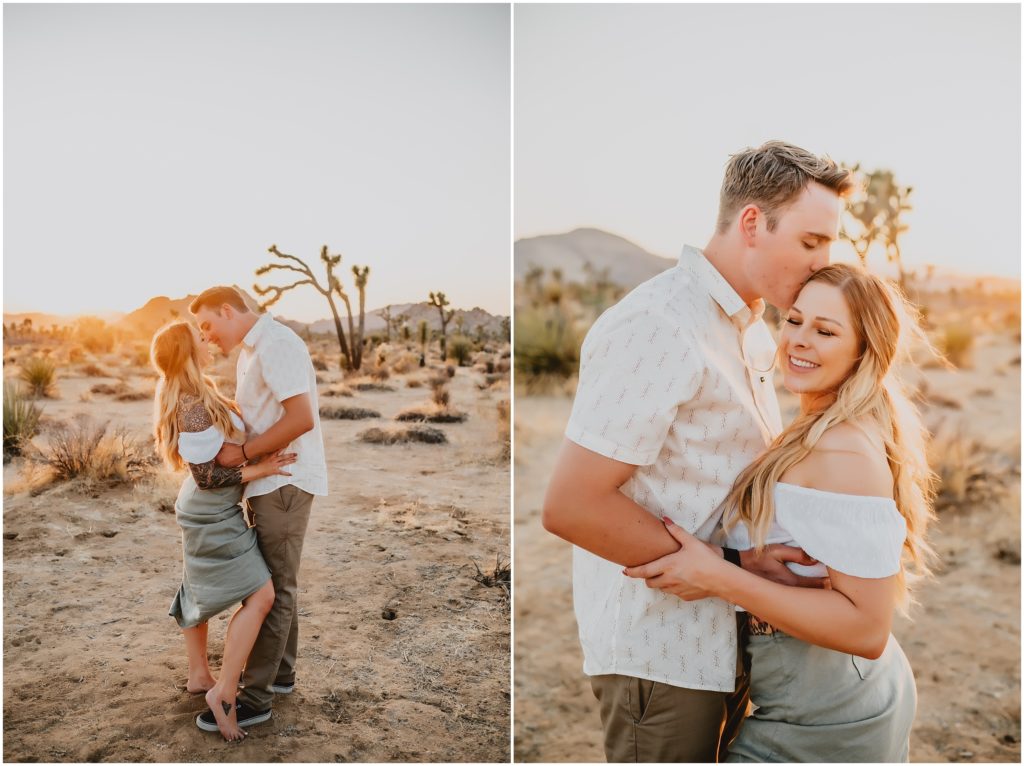 Playful Joshua Tree National Park Engagement Photos by California Wedidng Photographer Kyrsten Ashlay Photography