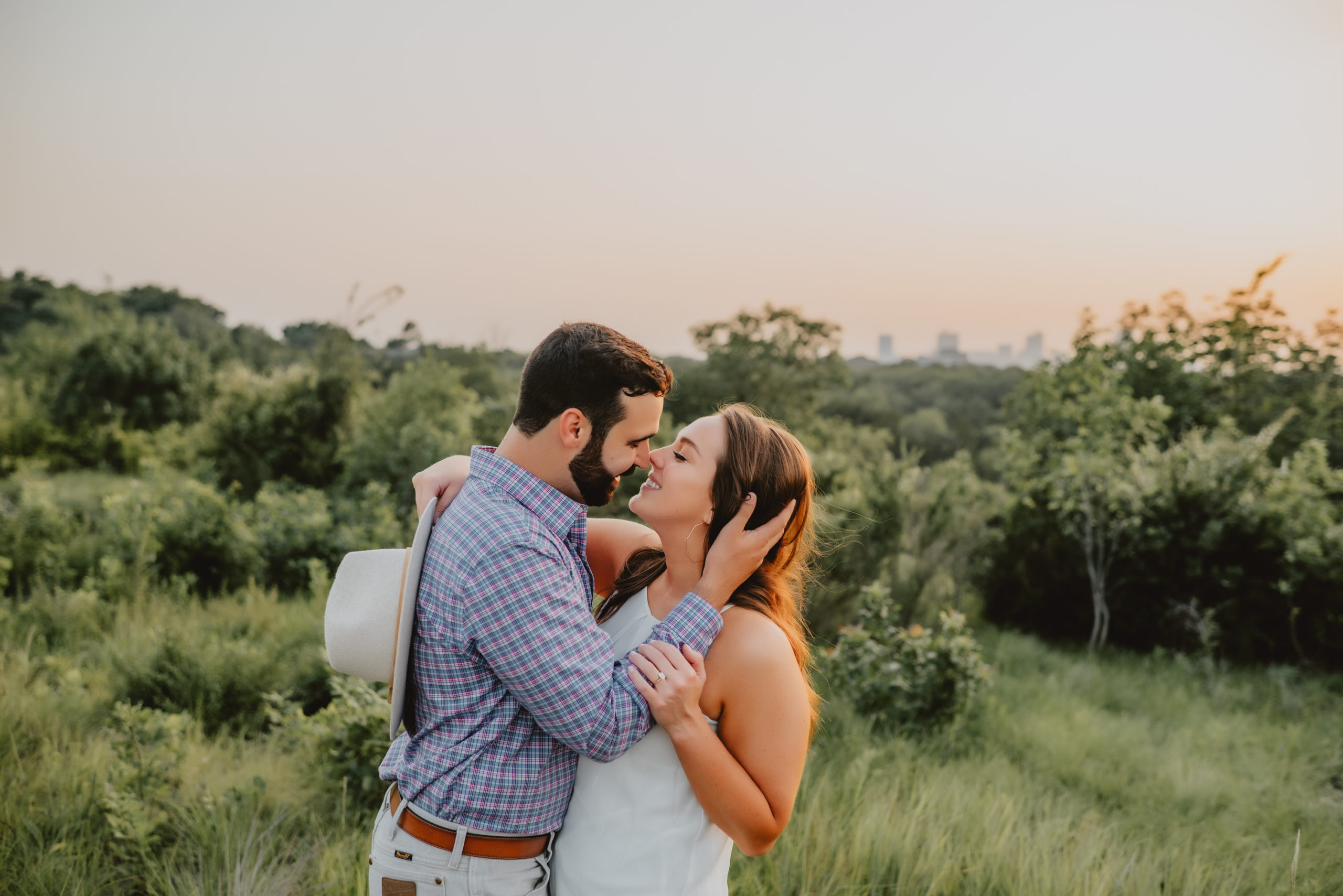 Tandy Hills Fort Worth Engagement Photos by Fort Worth Wedding Photographer Kyrsten Ashlay Photography