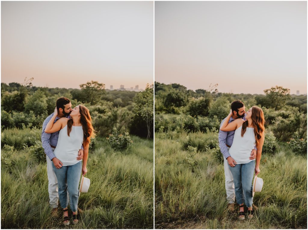 Tandy Hills Fort Worth Engagement Photos by Fort Worth Wedding Photographer Kyrsten Ashlay Photography