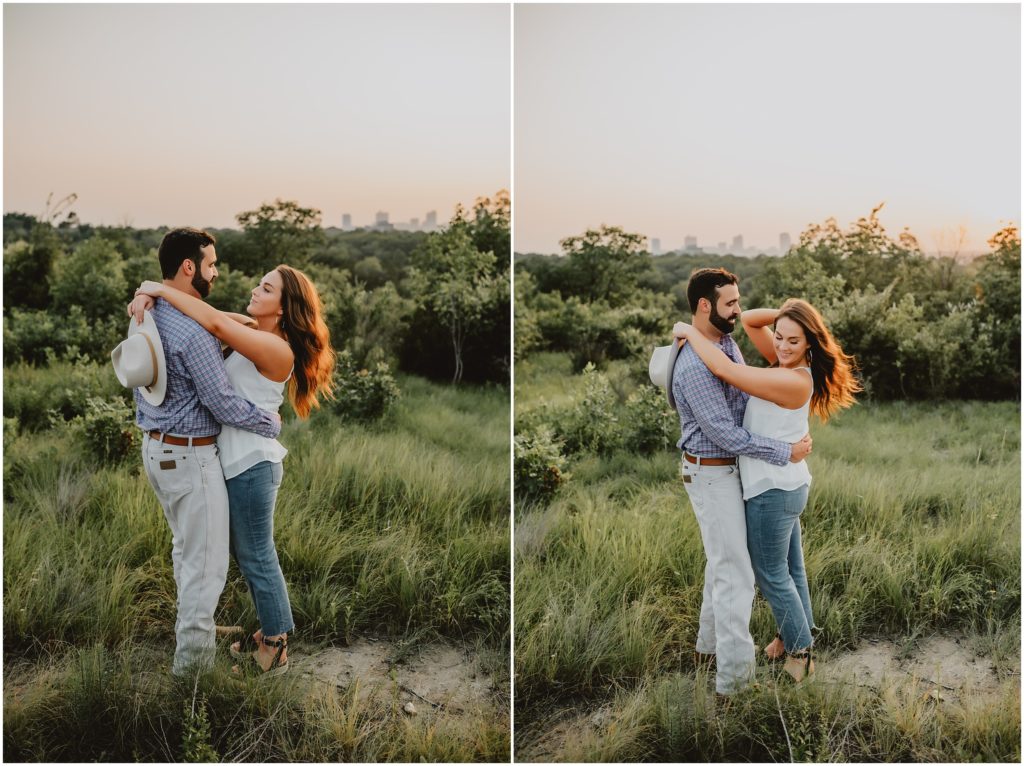 Tandy Hills Fort Worth Engagement Photos by Fort Worth Wedding Photographer Kyrsten Ashlay Photography