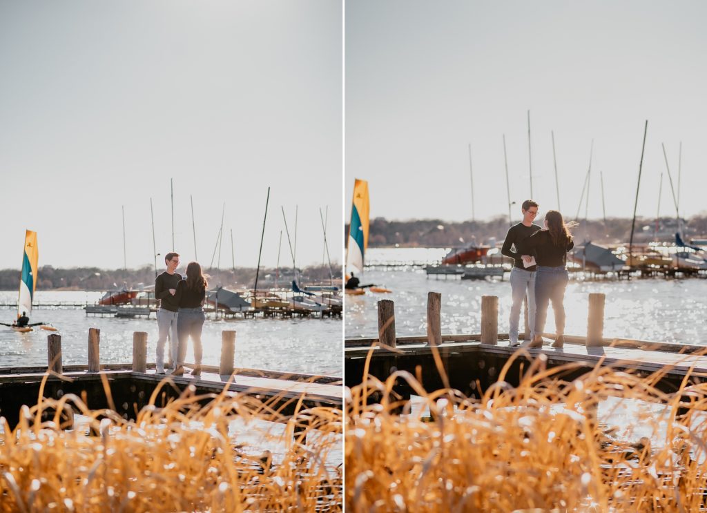 Surprise Wedding Proposal at White Rock Lake in Dallas by Dallas Wedding Photographer