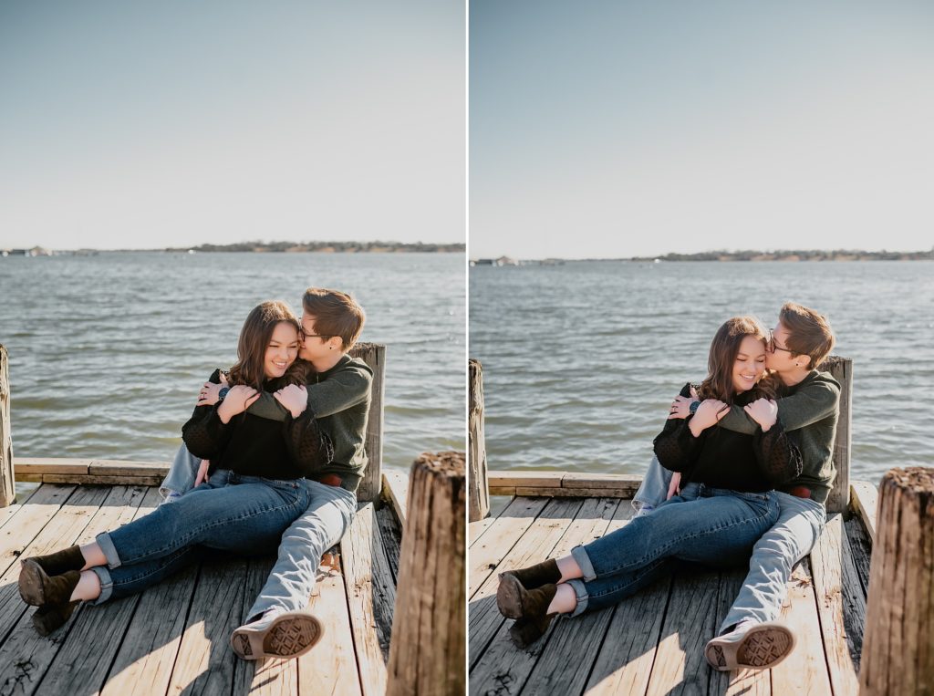 Surprise Wedding Proposal at White Rock Lake in Dallas by Dallas Wedding Photographer