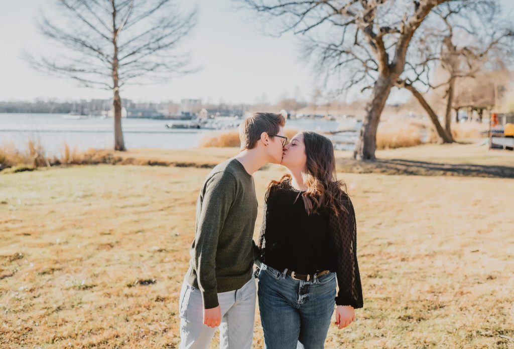 Surprise Wedding Proposal at White Rock Lake in Dallas by Dallas Wedding Photographer