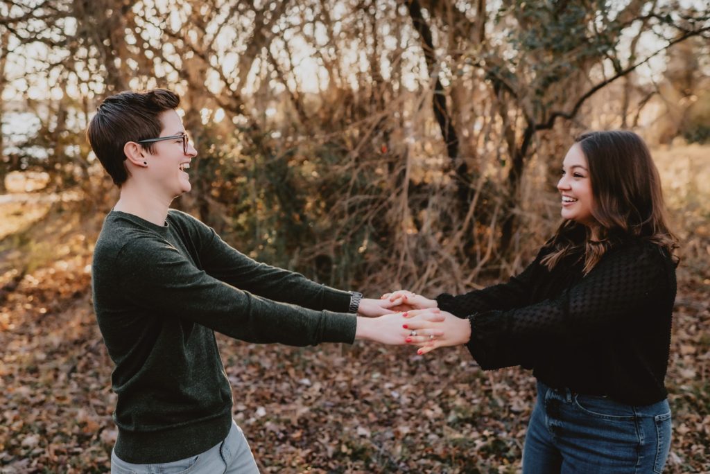 Surprise Wedding Proposal at White Rock Lake in Dallas by Dallas Wedding Photographer