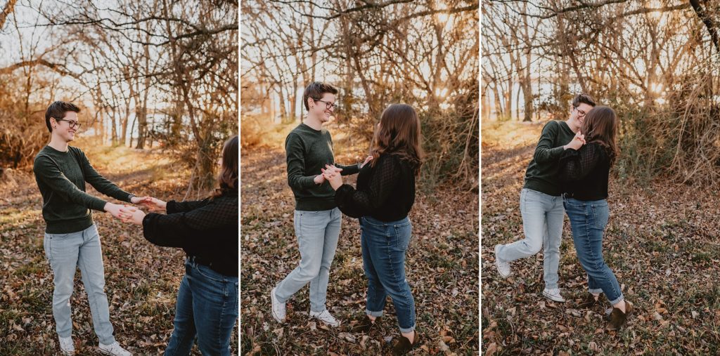 Surprise Wedding Proposal at White Rock Lake in Dallas by Dallas Wedding Photographer