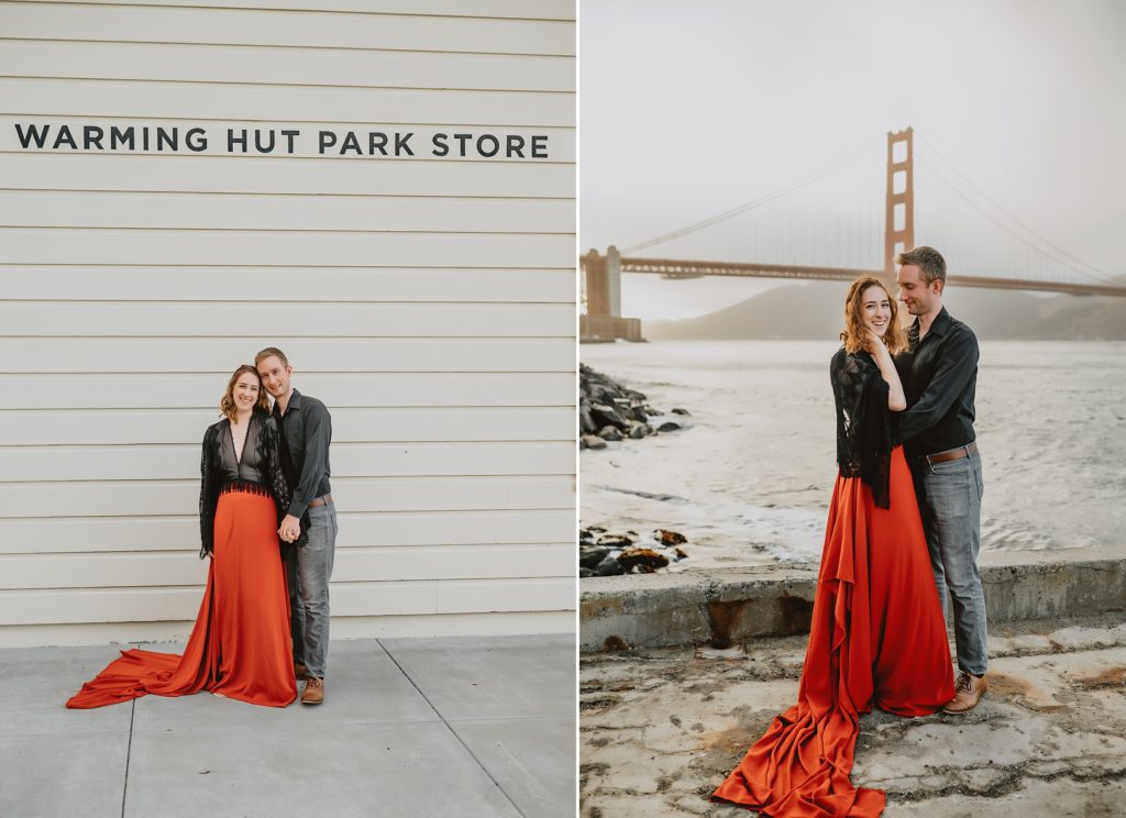 Crissy Field Engagement Session in San Francisco by Destination Wedding Photographer