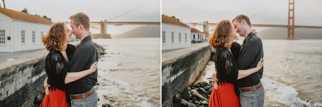 Crissy Field Engagement Session in San Francisco by Destination Wedding Photographer