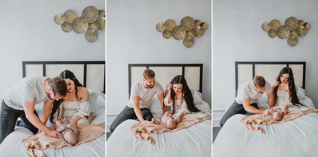 Lifestyle Studio Family Session in Dallas Texas by Family Photographer Kyrsten Ashlay Photography