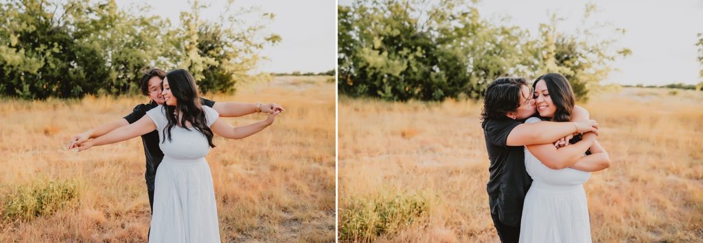 Summer Engagement Session at Arbor Hills Nature Preserve in Plano TX by Dallas Wedding Photographer Kyrsten Ashlay Photography