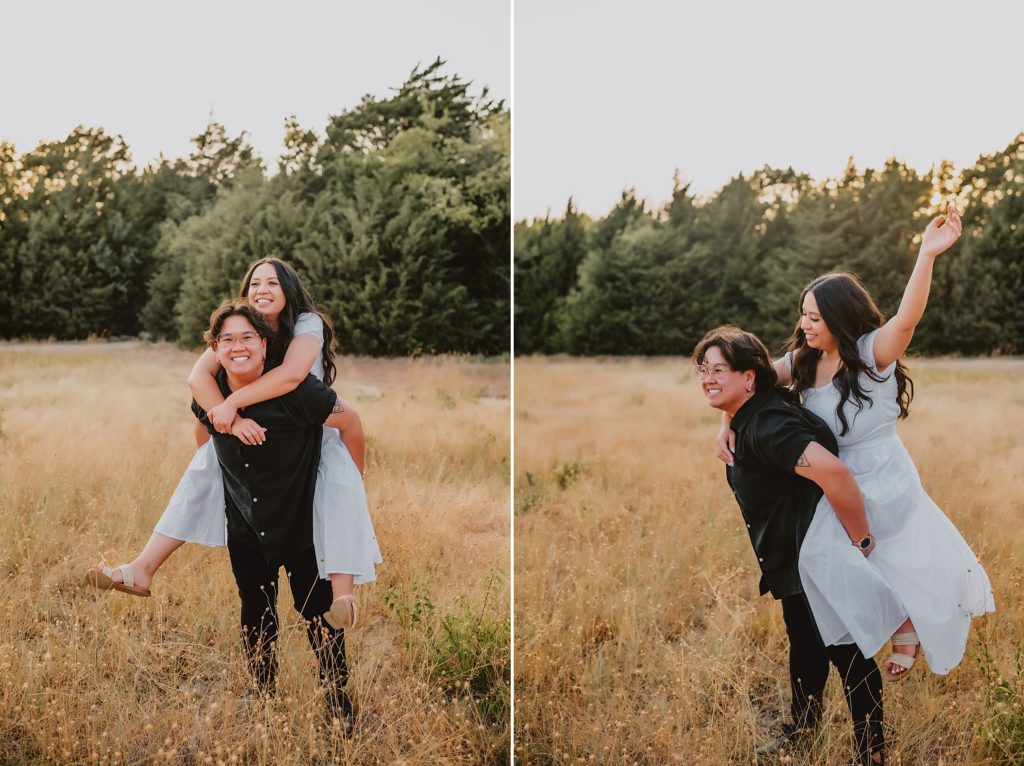 Summer Engagement Session at Arbor Hills Nature Preserve in Plano TX by Dallas Wedding Photographer Kyrsten Ashlay Photography