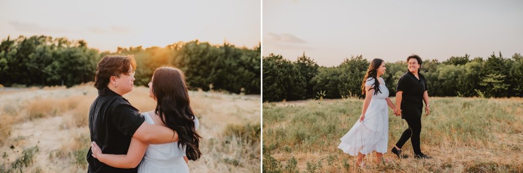 Summer Engagement Session at Arbor Hills Nature Preserve in Plano TX by Dallas Wedding Photographer Kyrsten Ashlay Photography