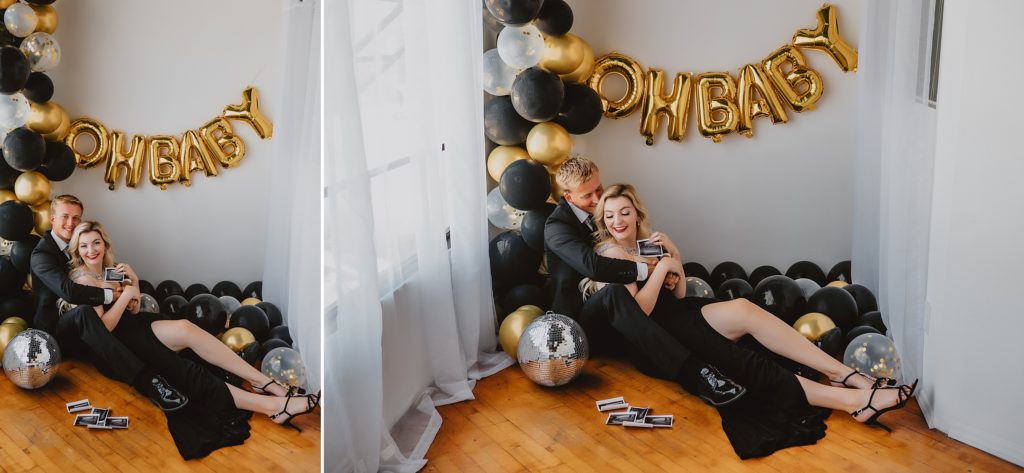 Editorial Luxury Maternity Announcement Session by Dallas Wedding Photographer Kyrsten Ashlay Photography