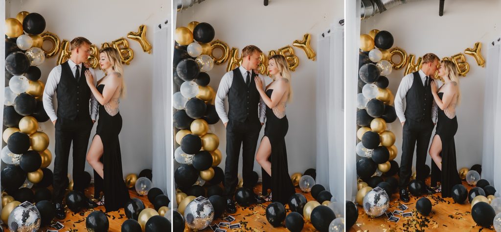 Editorial Luxury Maternity Announcement Session by Dallas Wedding Photographer Kyrsten Ashlay Photography