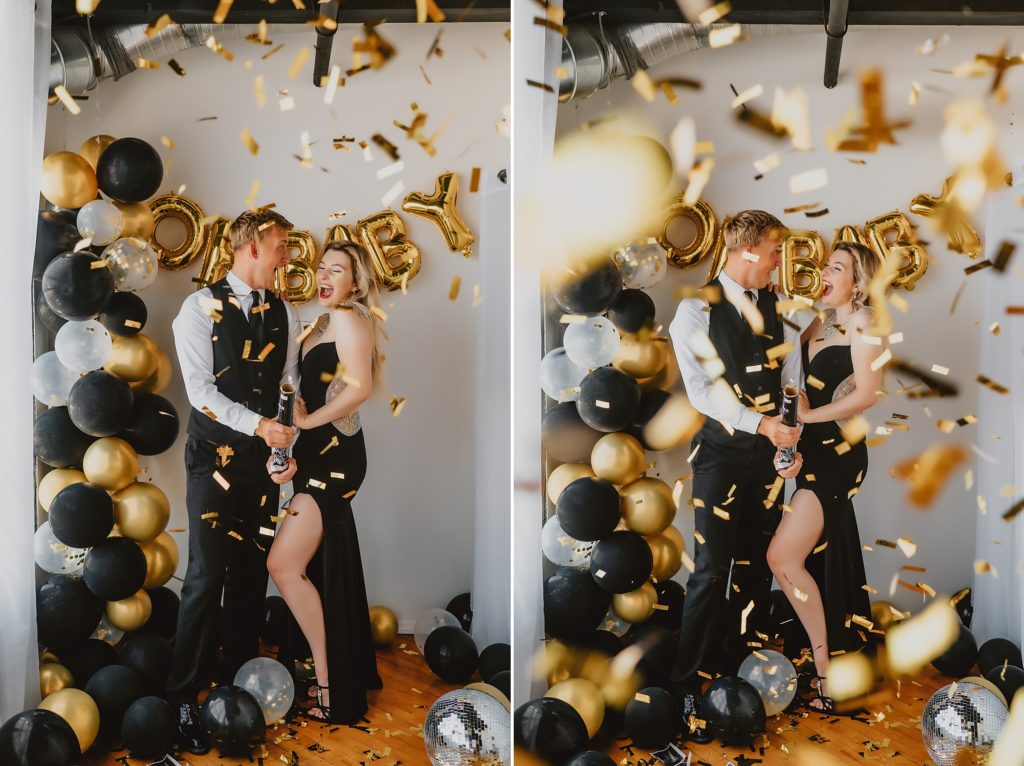 Editorial Luxury Maternity Announcement Session by Dallas Wedding Photographer Kyrsten Ashlay Photography