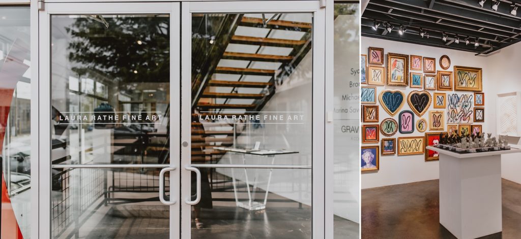 Proposal at Laura Rathe Fine Art Gallery in Dallas by Dallas Wedding Photographer Kyrsten Ashlay Photography