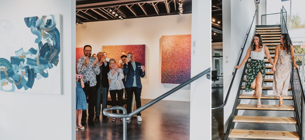 Proposal at Laura Rathe Fine Art Gallery in Dallas by Dallas Wedding Photographer Kyrsten Ashlay Photography