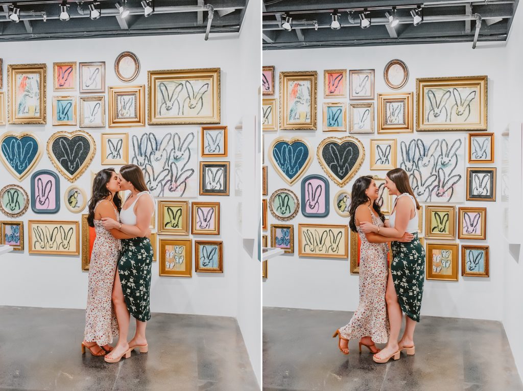 Proposal at Laura Rathe Fine Art Gallery in Dallas by Dallas Wedding Photographer Kyrsten Ashlay Photography