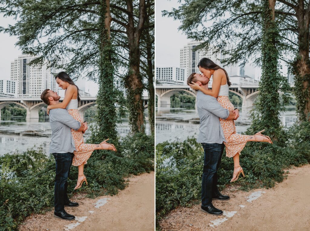 Auditorium Shores in Austin Texas Engagement Session by Austin Wedding Photographer Kyrsten Ashlay Photography