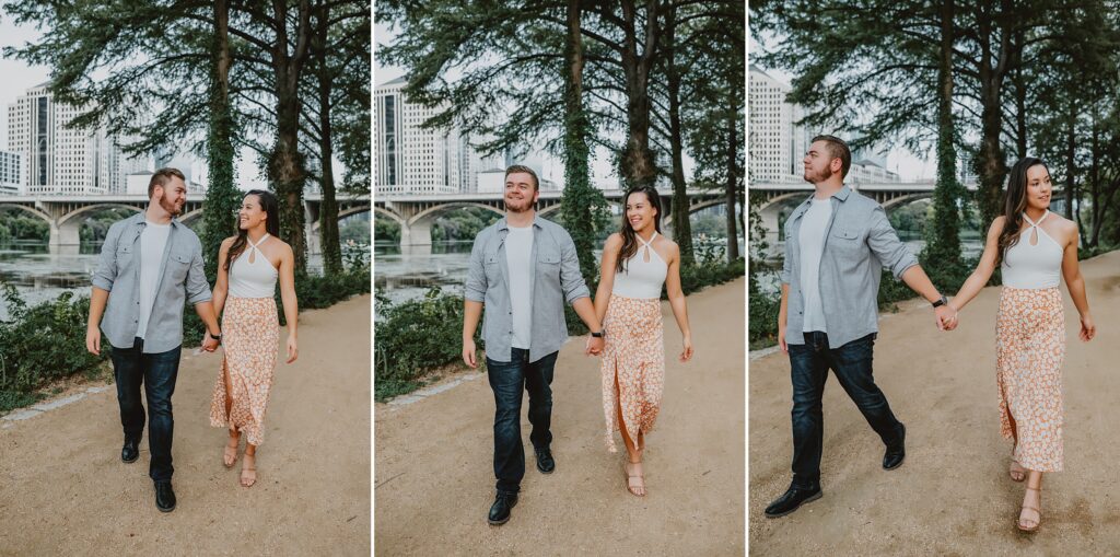 Auditorium Shores in Austin Texas Engagement Session by Austin Wedding Photographer Kyrsten Ashlay Photography