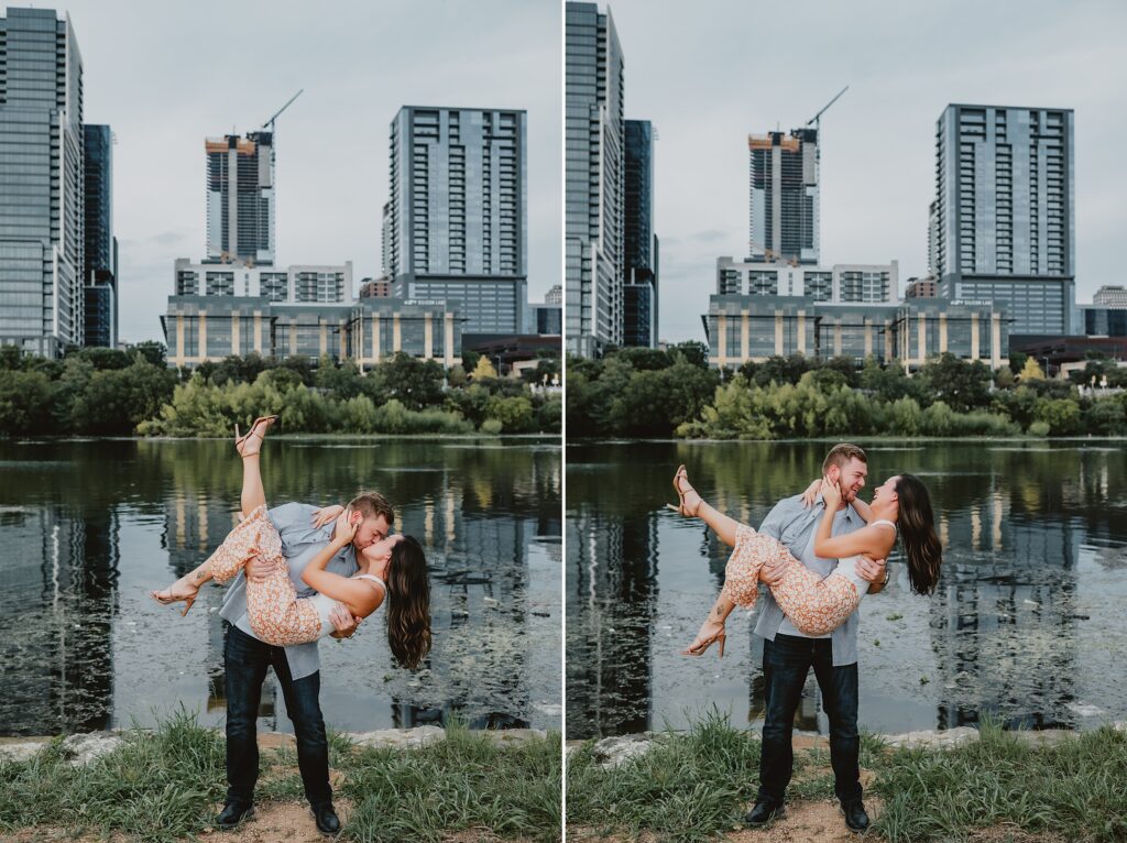 Auditorium Shores in Austin Texas Engagement Session by Austin Wedding Photographer Kyrsten Ashlay Photography