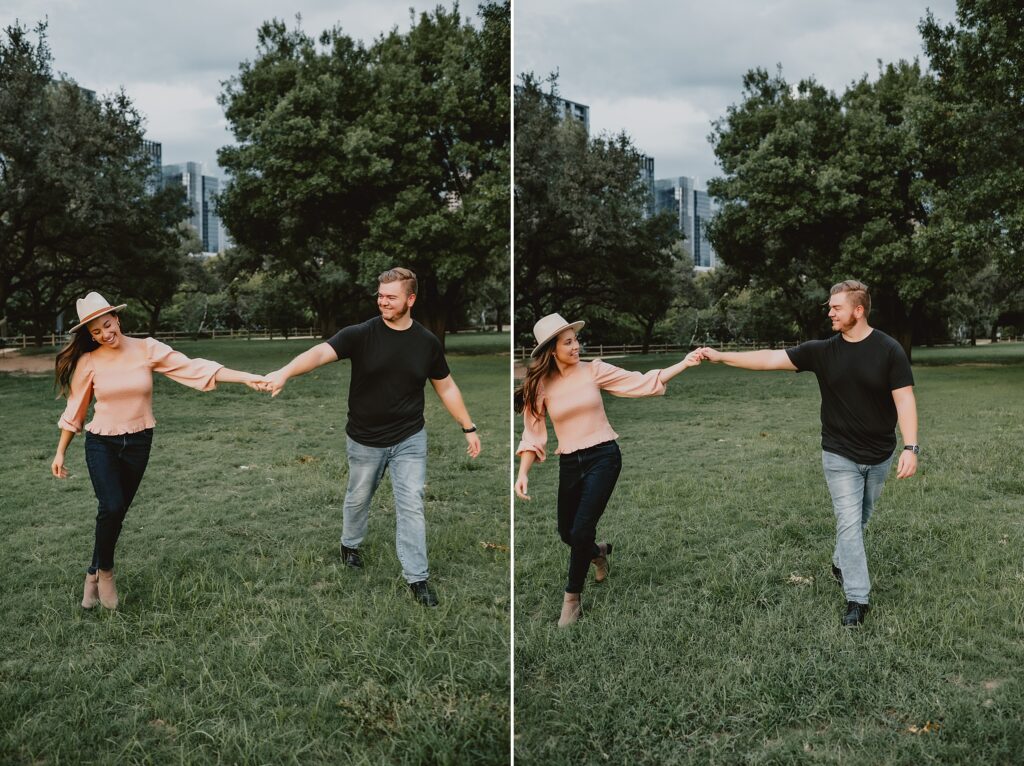 Auditorium Shores in Austin Texas Engagement Session by Austin Wedding Photographer Kyrsten Ashlay Photography