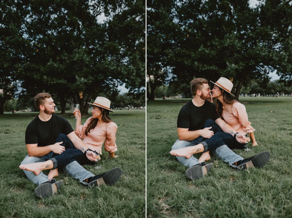Auditorium Shores in Austin Texas Engagement Session by Austin Wedding Photographer Kyrsten Ashlay Photography