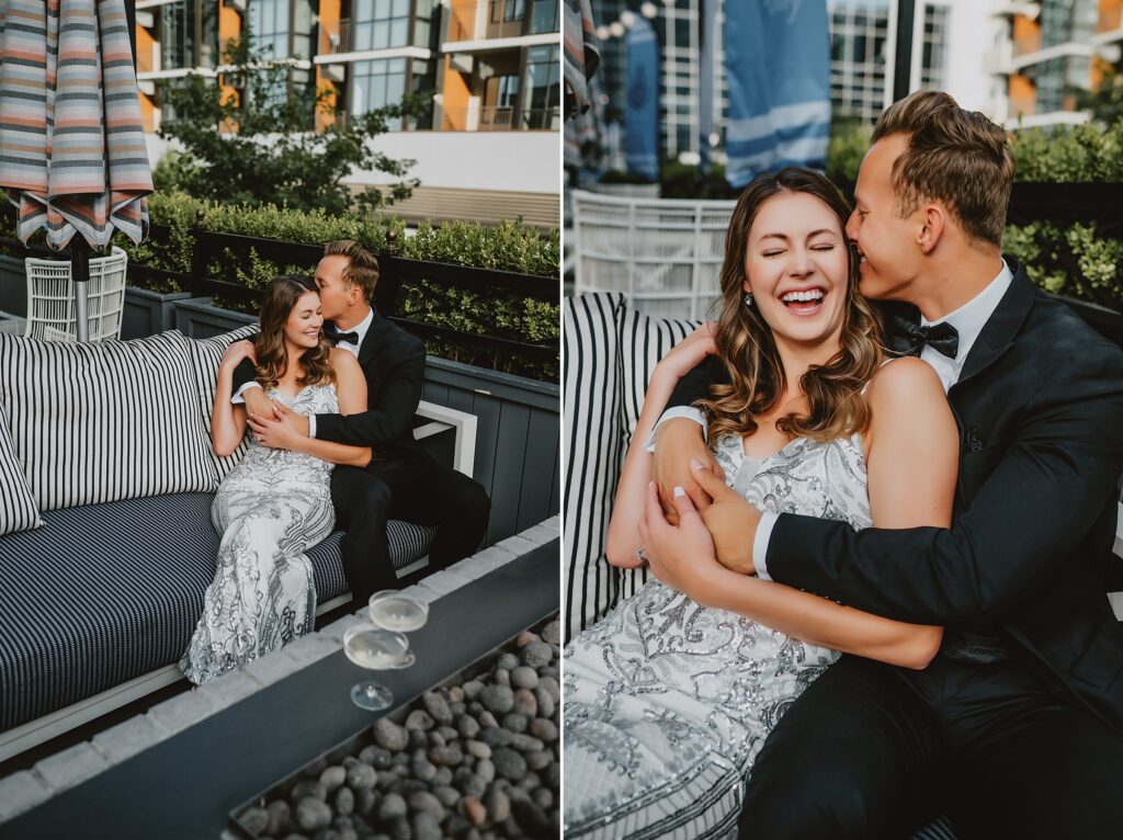 Refined engagement session at The Henry in Dallas by Dallas Wedding Photographer