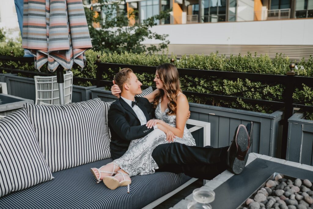 Refined engagement session at The Henry in Dallas by Dallas Wedding Photographer