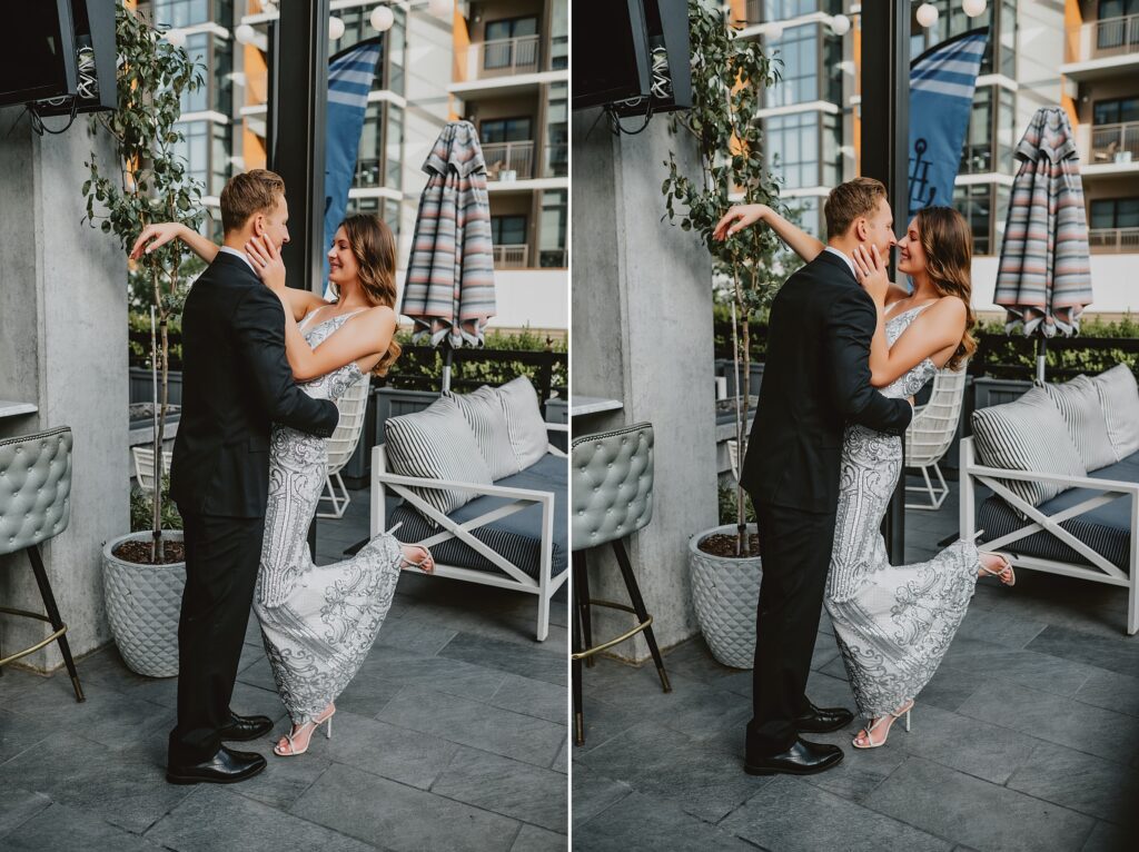 Refined engagement session at The Henry in Dallas by Dallas Wedding Photographer